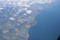 p0002650 La costa este de Irlanda a nuestra llegada a la isla por avion