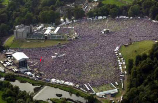 Slane desde el aire