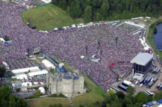 Slane desde el aire