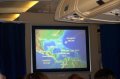 p0002080 La imagen del trayecto del vuelo nos indica que vamos a pasar entre Miami y Cuba