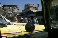 Baremke station. Waiting in order to full the service taxi with all the passengers