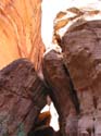 The shade of the walls of the Siq, do easier the walk