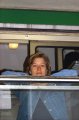 p0001188 Yolanda en el tren que nos llevo hasta Austria (de puntillas) :)