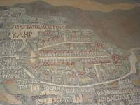 El mosaico con el mapa de Jerusalem