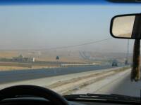 La carretera del norte hacia la frontera siria