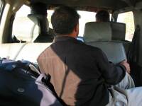 En el taxi que nos llevo a Hama