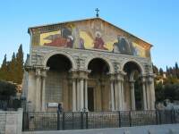 Iglesia de Todas Las Naciones, tambin conocida como Baslica de la Agona, junto al huerto de Gethsemani