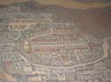 El mosaico con el mapa de Jerusalem
