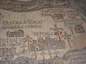 Detalle del mapa-mosaico de Madaba