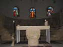 Interior de la iglesia del Monte Nebo
