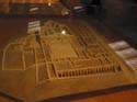 Maqueta del complejo antiguo del Monte Nebo