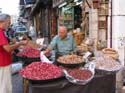Vendedor de frutos secos en las calles de Damasco