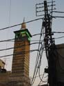 Minarete en la ciudad antigua de Damasco