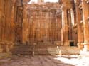 Interior del templo de Baco