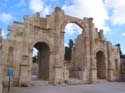 Puerta Sur de las ruinas de Jerash, una de las ciudades romanas mejor conservadas en Oriente Medio