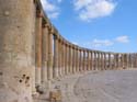 Columnas de la Plaza Oval  o Foro de Jerash