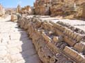 Algunos capiteles de las columnas caidas del Cardo Maximus