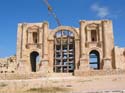 El Arco de Adriano, que fue construido para conmemorar la visita del emperador Adriano a Jerash