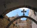 Cpula del Santo Sepulcro desde la IX estacin de la Va Dolorosa
