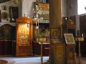 Detalle del retablo en la parte griega-ortodoxa de la Iglesia de la Natividad