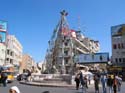 La plaza principal de Ramalla, lugar del cual parten la mayoria de las manifestaciones de la poblacion