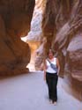 Yolanda en el Siq